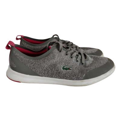 Pre-owned Lacoste Trainers In Grey