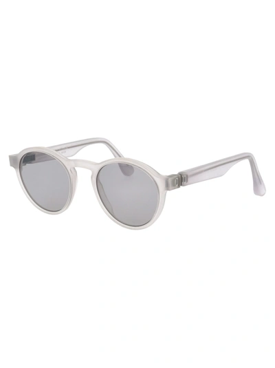 Shop Mykita Sunglasses In 817 Raw Coconut Water Warmgrey Flash