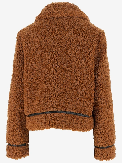 Stand Studio Jacket In Marrone