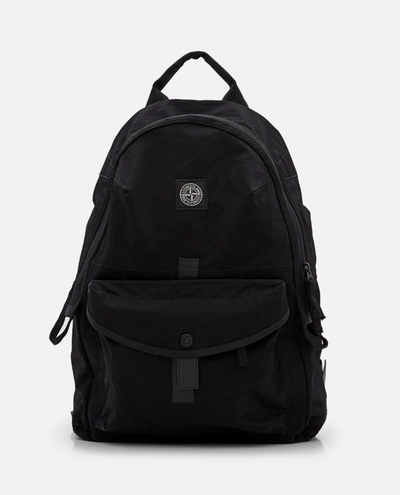 Stone Island Backpack In Black Polyamide | ModeSens