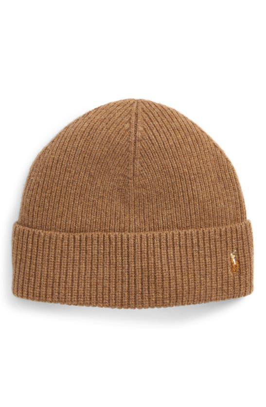 brown ralph lauren beanie