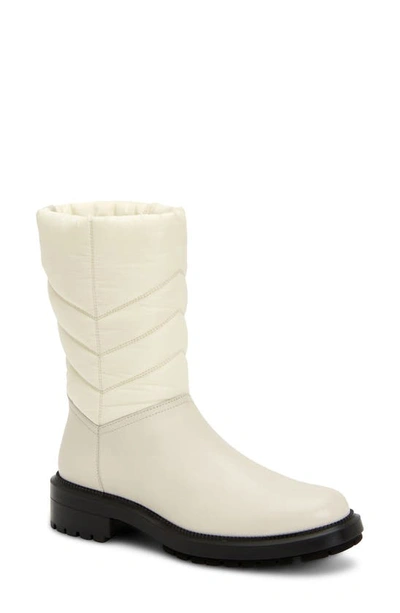 Shop Aquatalia Lori Waterproof Boot In Off White/ White