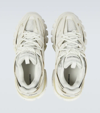 Shop Balenciaga Track Sneakers In Recycled White