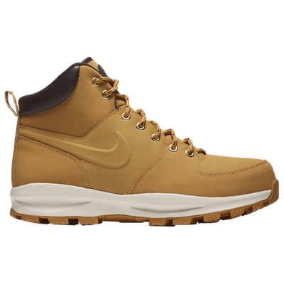 Nike Men's Manoa Leather Boots From Finish Line In Haystack/haystack/velvet  Brown | ModeSens