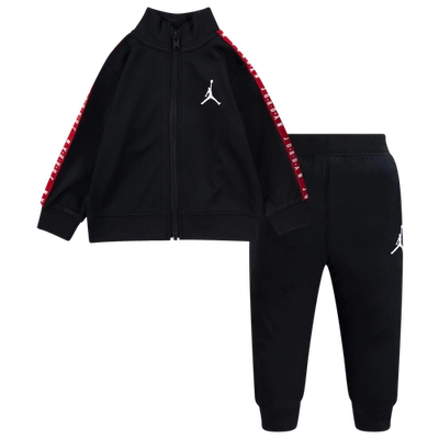 Jordan Boys  Jacket And Pants Set In Black/white