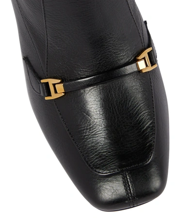 Shop Saint Laurent Camden 105 Leather Boots In Noir