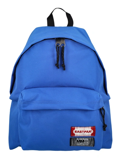 Shop Mm6 Maison Margiela X Eastpak Logo Patch Reversible Backpack In Blue