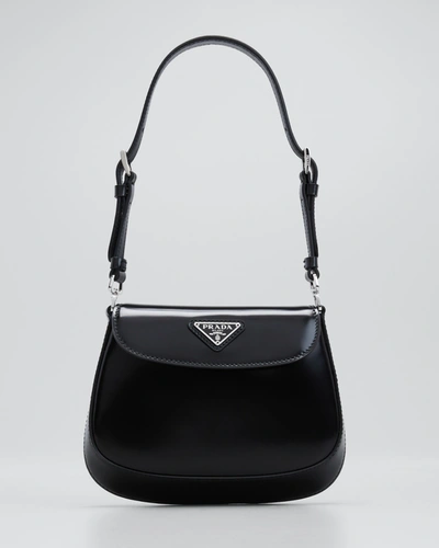 Prada Cleo Mini Calfskin Crossbody Bag