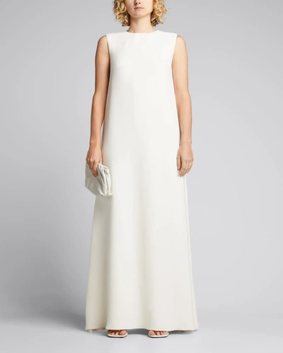 Shop The Row Eno Cady A-line Dress In Off White