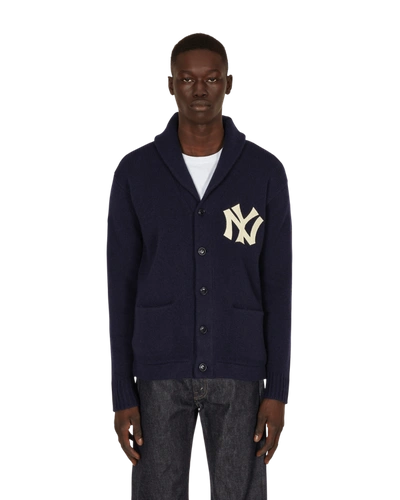 Polo Ralph Lauren Mlb Yankees Wool-cashmere Shawl Cardigan In Aviator Navy  | ModeSens