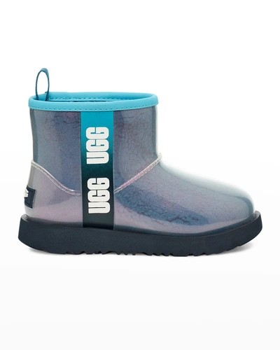 Shop Ugg Girl's Classic Waterproof Clear Mini Boots, Toddler/kids In Bcb