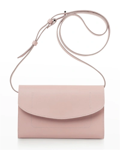 Shop Joanna Maxham The Runthrough Mini Flap Crossbody Bag In Pink