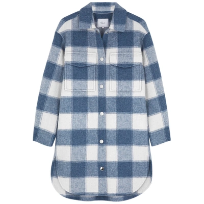 Shop Rails Jaro Checked Flannel Jacket In Blue
