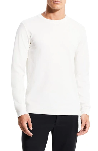Shop Theory Essential Anemone Long Sleeve T-shirt In Glacier