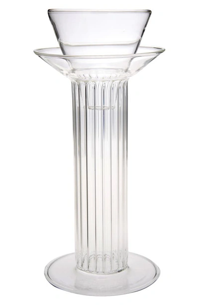 Shop Ichendorf Narciso Optic Flower Vase In Clear