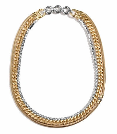 Shop Demarson Multi Chain Siera Necklace In Gold