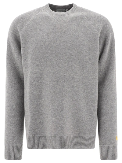 Shop Carhartt "chase" Sweater In Grey