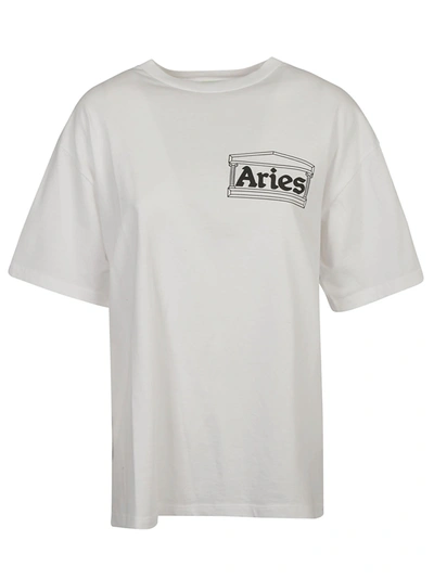 Shop Aries T-shirts And Polos White