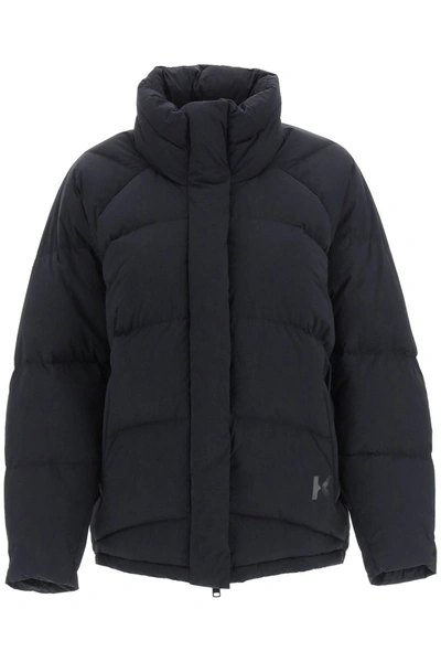 Shop Kenzo Oversized Short Down Jacket In Black