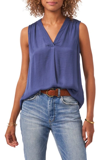 Shop Vince Camuto Rumpled Satin Blouse In Clue