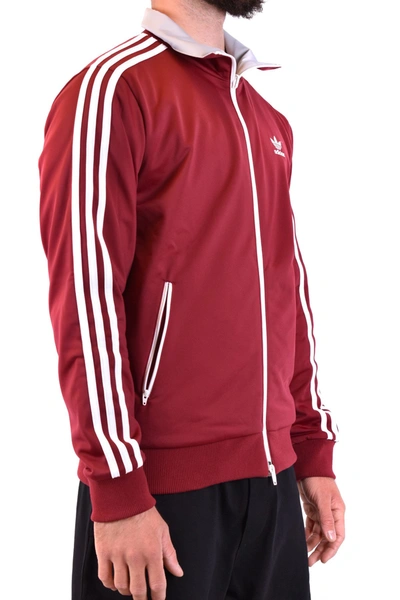 Shop Adidas Originals By Pharrell Williams Adidas By Pharrell Williams Sweatshirt In Burgundy