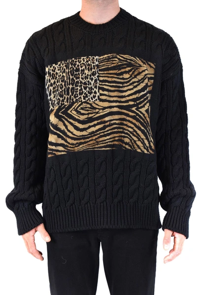 Shop Roberto Cavalli Sweaters In Black