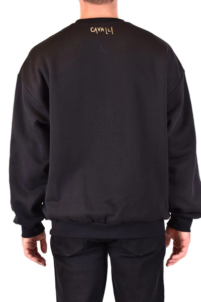 Shop Roberto Cavalli Sweatshirts In Black