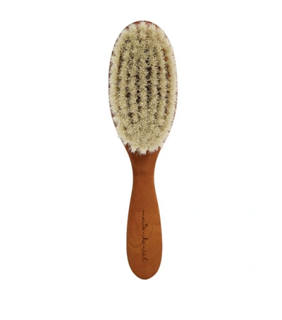 Shop Marie-chantal Baby Brush Gift Set In Brown