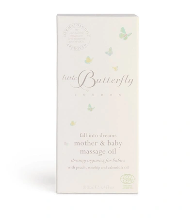 Shop Little Butterfly London Mother And Baby Massage Oil In White