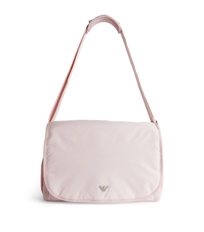 Shop Emporio Armani Changing Bag In Pink