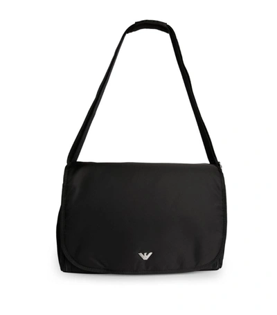 Shop Emporio Armani Changing Bag In Black