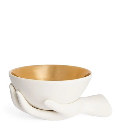Shop Jonathan Adler Eve Accent Bowl (20cm) In White