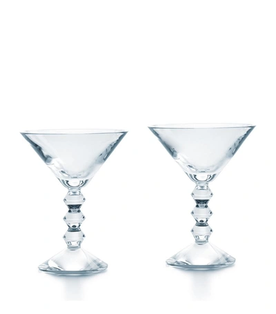 Shop Baccarat Set Of 2 Véga Martini Glasses In Multi