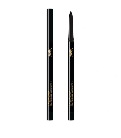 Shop Ysl Crushliner Gel Eyeliner Pencil In Black