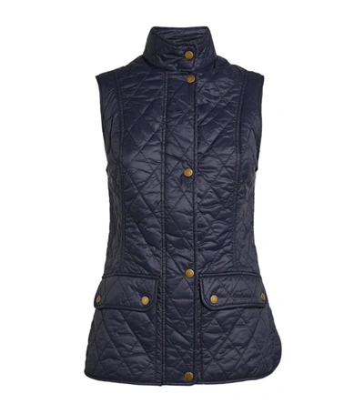 Shop Barbour Quilted Otterburn Gilet In Navy