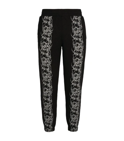 Shop Givenchy Barbed Wire Sweatpants In Black