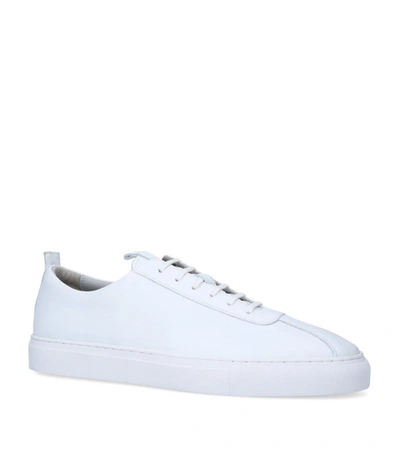 Shop Grenson Leather Sneaker 1 Low-top Sneakers In White