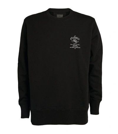 Shop Givenchy Mmw Logo Sweatshirt In Black