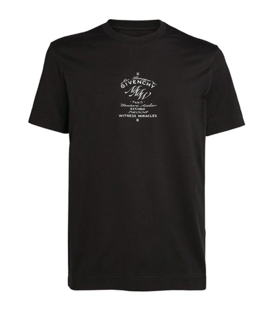 Shop Givenchy Mmw Logo T-shirt In Black