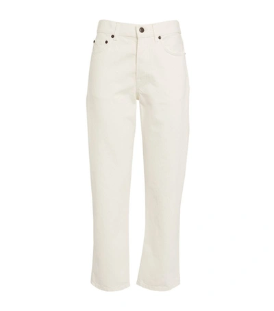 Shop The Row Montero Straight-leg Jeans In White