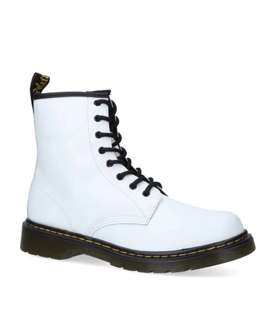 Shop Dr. Martens' Leather Junior 1460 Boots In White