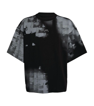 Shop A-cold-wall* Oversized Brushstrokes T-shirt In Black