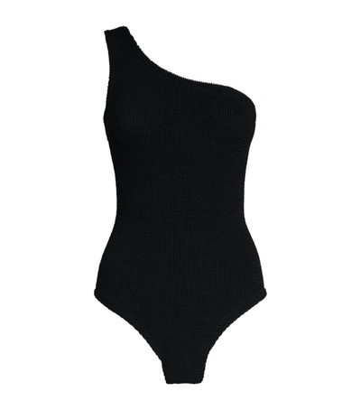 Shop Hunza G Nancy Swimsuit In Black