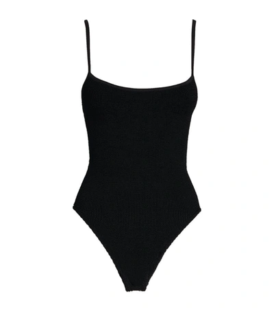 Shop Hunza G Pamela Swimsuit In Black