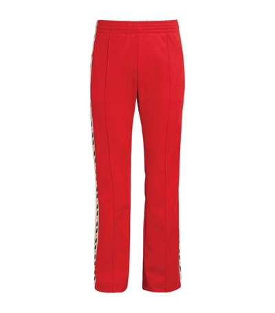 Shop Casablanca Flared Sweatpants In Red