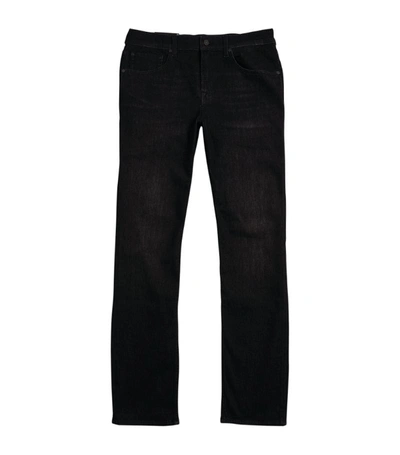 Shop 7 For All Mankind Slimmy Luxe Performance Jeans In Black