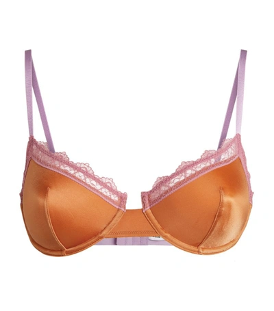 Shop Dora Larsen Cydney Underwire Bra In Orange