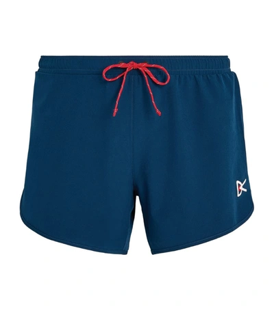 Shop District Vision Spino Training Shorts In Blue
