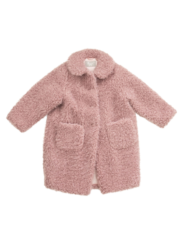 Il Gufo faux-fur collar wool coat - Brown