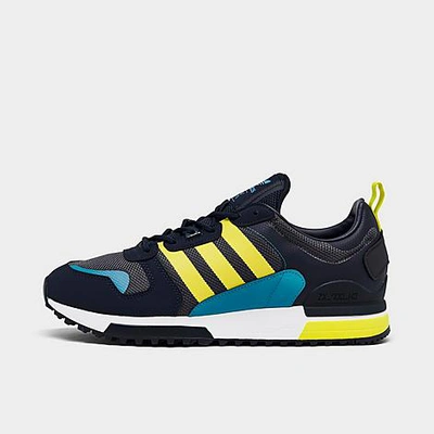 Adidas Originals Adidas Men's Originals Zx 700 Hd Casual Shoes In  Collegiate Navy/acid Yellow/sonic Aqua | ModeSens